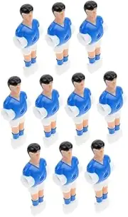 Mipcase 10Pcs Replacement Table Football Players Funny Soccer Foosball Men for Tabletop Game Compatible with Standard Foosball Rods Present for Sports Enthusiasts