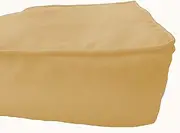 Box Cushion Cover- Square Patio Seat Chair Indoor Cushion Cover Polyester Beige 20" Length x 20" Breadth x 5" Thick (50cm x 50 cm x 12cm)