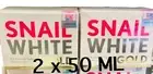 SNAIL WHITE 2 x 50ml Namu Life Gold Cream Facial Anti-aging,Thailand ,Original