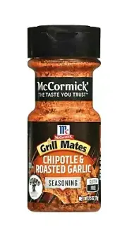 3 McCormick Grill Mates Chipotle & Roasted Garlic Seasoning 2.5 oz Exp 12/2022