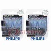 2 pc Philips Outer Tail Light Bulbs for Chrysler LeBaron 1993-1995 yp (for: Chrysler)