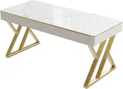 Workstations Rock Board Desk Bedroom Small Household Simple PC Table Combination Home Office Desk Simple Modern PC Table Office Desk(60 * 120 * 75cm)