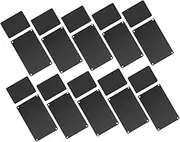 Tofficu 20pcs Aluminum Blank Name Plates Sign Blanks for Printing Engraving and Crafts Versatile Door and Office Signs