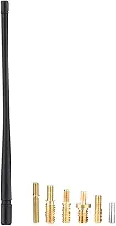 Bingfu Car Radio Antenna 33cm Flexible Rubber Short Antenna Replacement with 6 Adapters, Enhanced DAB FM/AM Signal Reception for Vehicle SUV Car Audio HD Tuner Head Unit Media Receiver Player