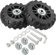 uxcell Replacement Luggage Suitcase Wheels Repair Kit, 80mmx24mm Wear-Resistant & Mute 360 Swivel Caster Wheels