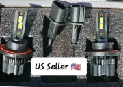 2 SUPER Brght LED headlight bulbs for Polaris 2009-2011 Outlaw 525 IRS High-low