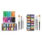 Face Body Paint Palette Neon Face Painting Makeup Pigment Palette Vibrant Colors