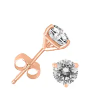 14K Rose Gold 0.33 ct. tw. Diamond Studs