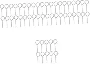 SOESFOUFU 50 Pcs Fire Extinguisher Latch Stopcock Key Pull for Fire Extinguishers Bundle Fireman Fire Extinguisher Pin Seal Rope ATV Clamps Suppression Locking Meter Extinguher Silver Iron