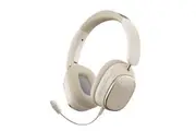 Bluetooth Wireless Headphones HiFi Stereo Foldable with Microphone ENC Noise Reduction Suitable for Mobile Phones, Computers, etc. (off white)