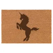 Coir Door Mat Entry Doormat Unicorn