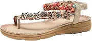 [generic] Women's Bohemian Roman Thong Sandals Flat Shoes FMFG017.02.1