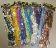 50 x Pre-cut curling ribbon with balloon tie 1.5m Ribbons Parties Weddings New