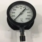 Ashcroft Maxisafe 0-1000PSI Pressure Gauge Bottom Mount 4"
