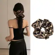 Leopard Print Hair Scrunchies Hair Bun Hair Scrunchy Leopard Print Hairpieces