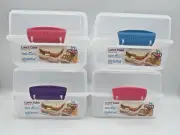 Sistema Lunch Cube To Go Container Sandwich Snack Box School Work lot of 4