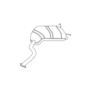 Redback Standard Replacement Exhaust for Hyundai Terracan HP G6CU 3.5L 2001-2007