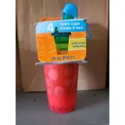 The First Years Take & Toss Spill Proof Sippy CupsReusable Toddler Cups Rainbow