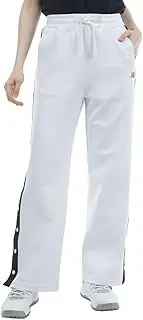[New Balance] 012-4136501 Women's Wide Track Pants (Stretch, UV Protection, Side Buttons) / Golf
