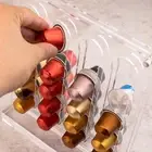 Coffee Pod Holder For Nespresso Hold 40 Capsule Acrylic Magnetic Storage Rack