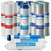 2-Year Reverse Osmosis RO Replacement Water Filter Cartridge Pack Sets, 15 Pack