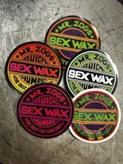 Sex Wax Stickers 5 Volcom Surf Sticker HobIe T&C Decal Volcom RVCA Rip Curl