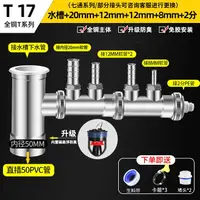 在飛比找樂天市場購物網優惠-洗衣機排水管 水槽排水管 廚房水槽洗碗機下水管三頭通凈水器洗