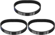 uxcell 3pcs HTD-5M Rubber Timing Belt 60 Teeth, 300mm Pitch Length x 15mm Width x 3.6mm Height, Closed Loop Pulley Timing Belt