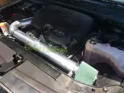 2pc Black Green Cold Air Intake Kit & Filter For 2011-16 Dodge Challenger 3.6 V6