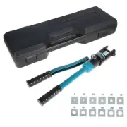 Hydraulic Wire Terminal Crimper 16 Mt 13 Dies Battery Cable Lug Tool