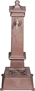 Cast Iron Made Antiqued Rust Finish W37xDP30xH77 cm Sized Fountain