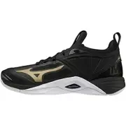 Mizuno Volleyball Shoes WAVE MOMENTUM 2 V1GA2112 Black Gold White 25.5cm US7.5