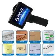 Upgraded Handheld Inkjet Printer 4.3" Label Date Number LOGO Barcode QR Coding