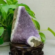 1430g Natural Amethyst Geode Mineral Specimen Crystal Quartz Energy Decoration
