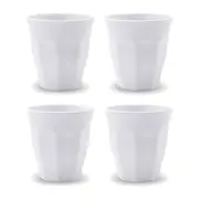 4PK Lemon Lime Melamine Cup Drinking 300ml Water/Juice Kitchen Drink Tumbler WHT