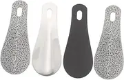 [ESOMAVRIX] 4pcs Shoehorn Shoe Horn Shoe Accessory Shoe Aid Air Horn Women's Rain Boots Mini Shoe Spoon Balance Exercises for Seniors Travel Shoe Helper Stick Portable Shoe Helper Stick Pp/5993