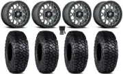Fuel Tech Bdlk 15" Wheels Gm 30" Intersect Tires Polaris RZR XP 1000 / PRO XP