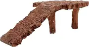 ifundom Reptile Basking Platform Durable Aquarium Rockery Decor for Turtles and Reptiles Easy Climbing Access for Long Term Use Fish Tanks