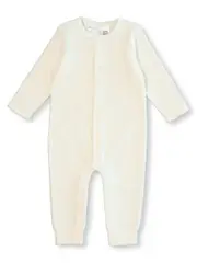 Baby Velour Snap Front Romper