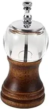 Abaodam Hand-Crank Pepper Mill Mini Kitchen Tool for Salt Pepper Grinding Wood Grain