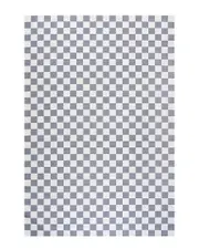 JONATHAN Y Ainsley Modern Cottage Checkerboard Washable Chenille Area Rug