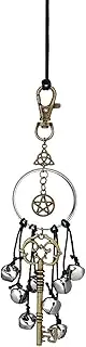 Witch Bell Car Bell Pendant - Witch Wind Bells | Wiccan Bell Wind Chimes Witch Wind Chimes Door Hanger Magic Key Home Decor for Patio Garden | Decor Witch Bells Protection Door