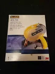 NEW Scotch ATG 700 Adhesive Tape Gun Dispenser Yellow Adhesive Applicator