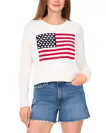 Vince Camuto Flag Sweater