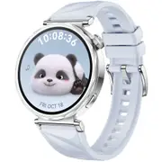 Huawei Watch GT 5 41mm Stainless Steel Case Smartwatch (Blue Fluoroelastomer Strap)