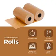 18" x 1,500' 30# Waxed Paper Roll