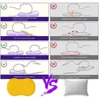 Memory Foam Pillow Comfortable Protective Back to Sleep Head Rest Cervical