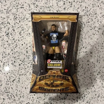 WWE Defining Moments Ringside Exclusive CM Punk New Factory Sealed Mattel