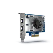 QNAP QXG-10G2T-X710 Two 10GbE Ports with SR-IOV and iSCSI, Block-based, Supports Multiple Virtual Disk Modes - Switch
