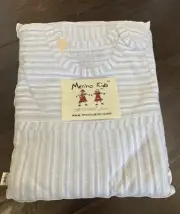 Merino Kids NWT Cotton Moss Green Multi Stripe Go Go Bag 2-4 Years Sleep Sack